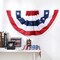 Patriotic Decorations, 4th of July Pleated Fan Flags American Us Bunting Flag Stars and Stripes Banner for Independence Day